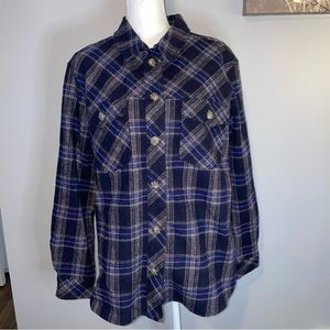 NWT Anthropologie Sanctuary Plaid Shacket